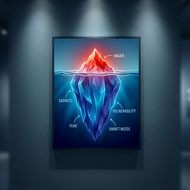 화(Anger)는 가면을 쓰고 있다: 분노 뒤에 숨은 진짜 마음