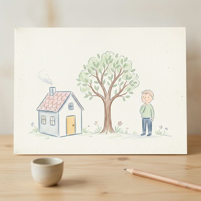 나만 몰랐던 내 무의식? '집-나무-사람(HTP) 심리테스트'가 알려주는 내면의 단서